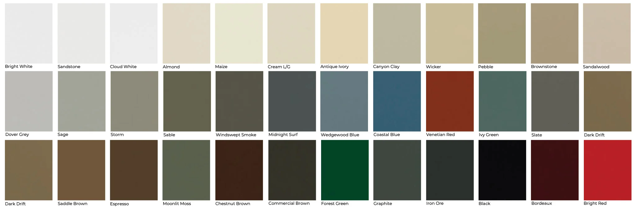 Paint Colours Doors